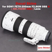 SEL70200GM2 / 70200 OSS II Lens Sticker Protective Film for Sony FE 70-200mm F2.8 GM OSS II Lenses Decal Skins Protector Cover
