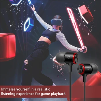

For Oculus Quest All-in-one VR Gaming Headset Replacement In-ear Earphones Wired Headphone for Oculus Quest VR Glasses