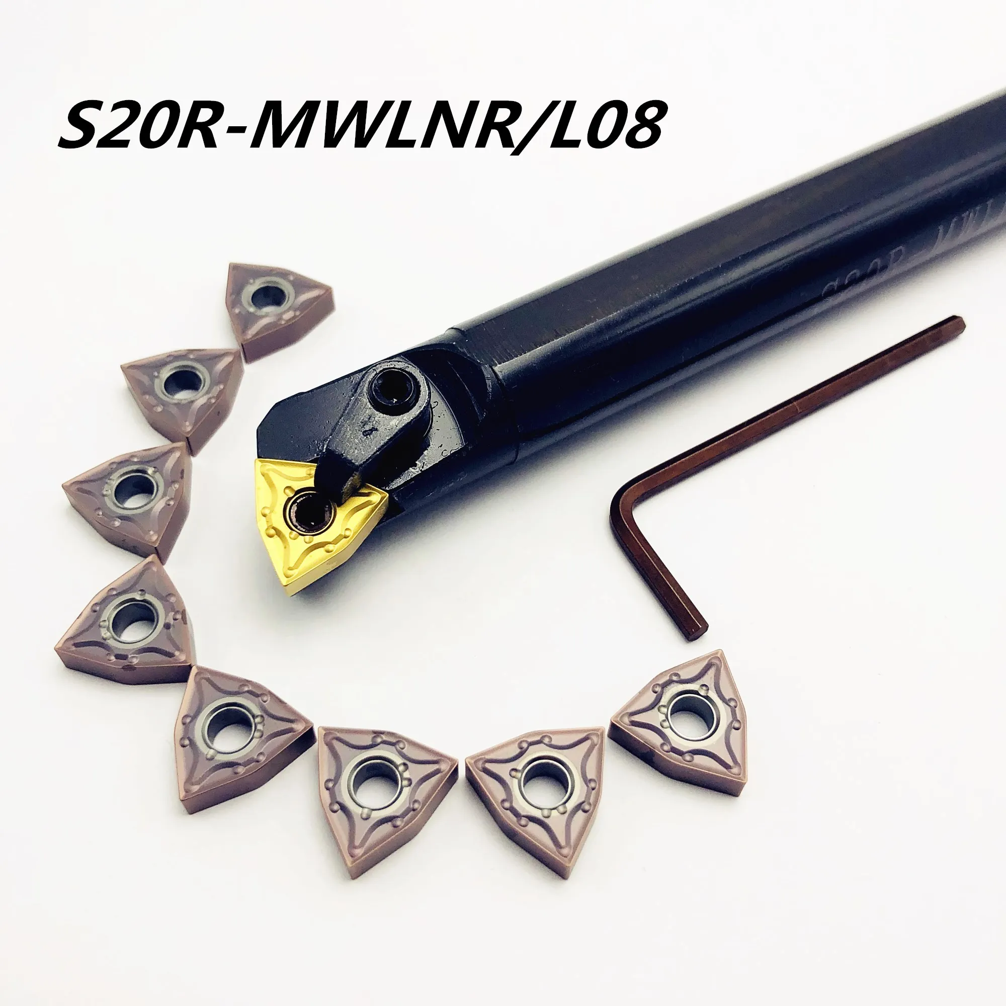 1 шт. S20R MWLNR08 S25S композитный Супер жесткий расточный держатель инструмента 95