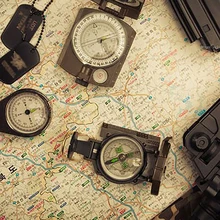 Открытый складной компас армейский зеленый военный Портативный Компас прочный Компас для лодки крепление на приборную панель Кемпинг многофункциональные инструменты