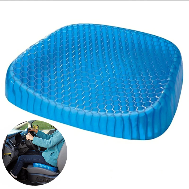 

Newest car flexible gel seat cushion with breathable most comfortable multi-functional high-quality absorption pressure point