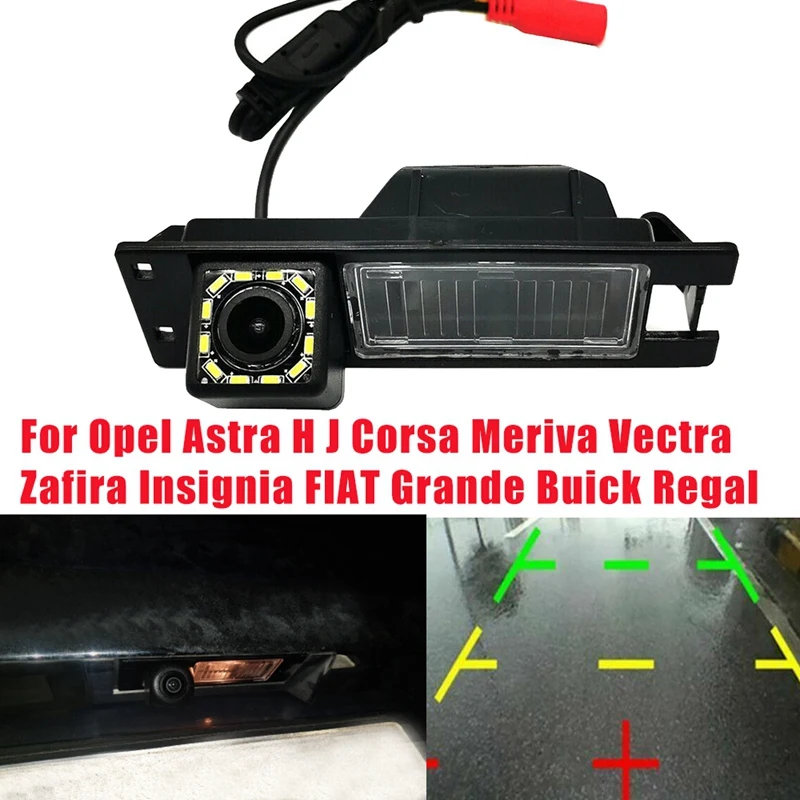 

Car HD 12LED Rear View Backup Camera Reverse Camera for Opel Astra H J Corsa Meriva Zafira Insignia FIAT Buick Regal