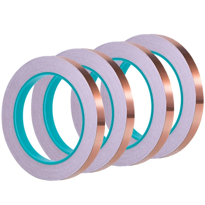 Copper Tape Conductive Adhesive - Double-Sided 2 Inches X 12 Yards Copper  Foil T
