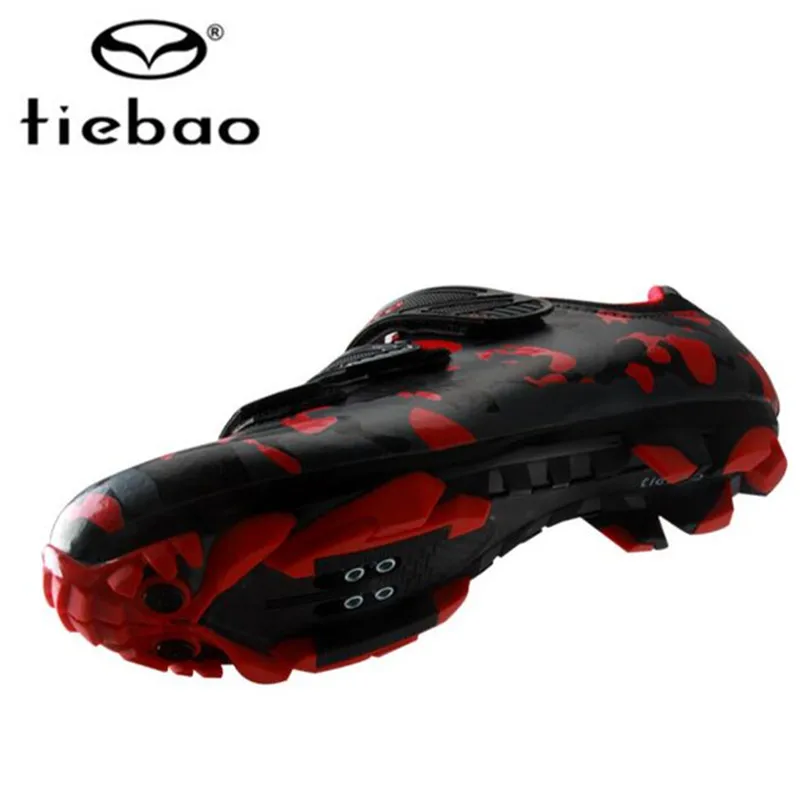 Tiebao Cycling Shoes sapatilha ciclismo mtb add SPD pedals set Mountain Bike Self-Locking Outdoor sneakers Men Bicycle Shoes
