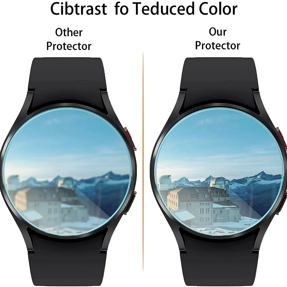 Tempered Glass for Samsung Galaxy Watch 4 44mm 40mm Screen Protector Galaxy Watch 4 42mm 46mm Anti-Scratch HD Clear Film 1-5 PCS