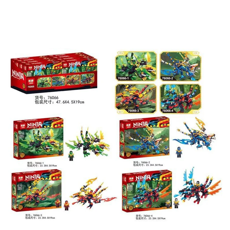 Online 737pcs Diy Ninja Temple of Airjitzu Ninja Smaller Version Building Blocks Set Compatible with Legoinglys Toys for Kids Bricks