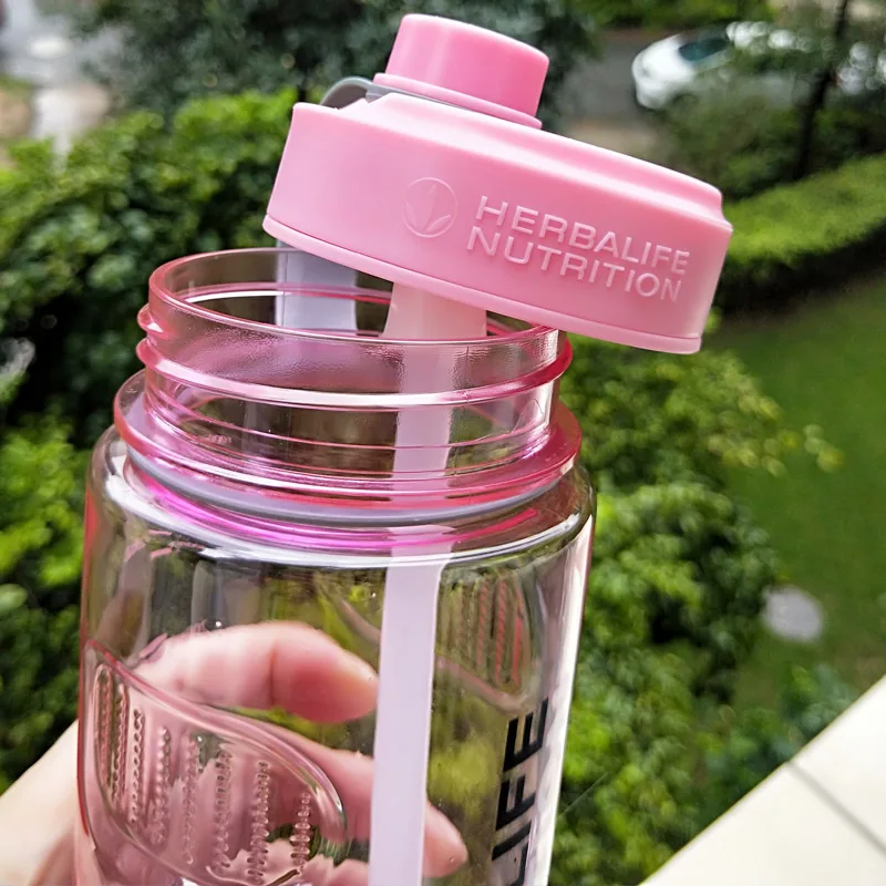 6 цветов 1000 мл herbalife питательная бутылка для воды улицы BPA свободное пространство