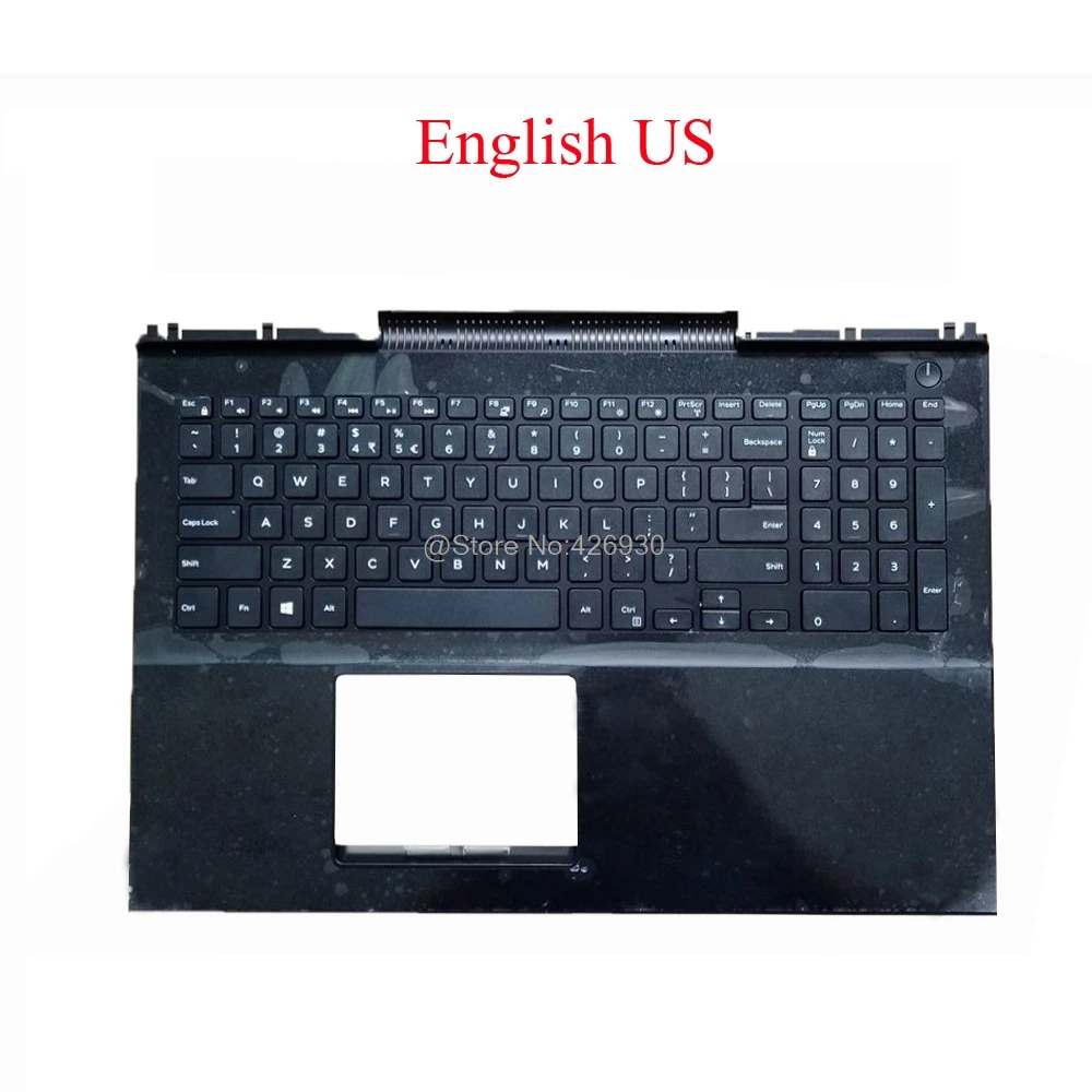 Ноутбук Palmrest US UK RU SW HB GR клавиатура для DELL Inspiron 15 7566 7567 0MDC8K 03G9J3 0KWWW8 0RCT3D 02P9G1 073YP6