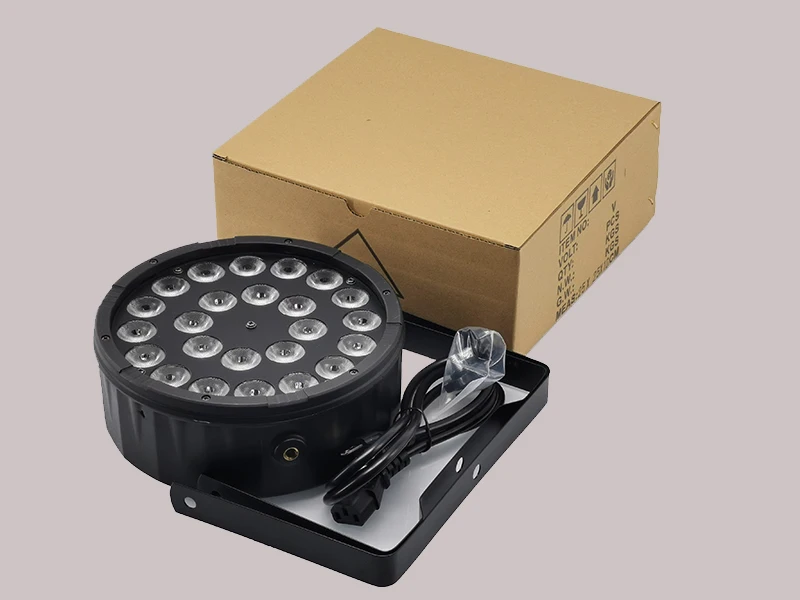 Продукт! 24x12 Вт rgbw led par Светильник rgbw 4в1 dmx512 пластиковый par Светильник профессиональный сценический dj светильник