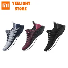 Оригинальные кроссовки Mijia 3 Mi Mijia Shoes3 для мужчин, спортивная обувь для бега, композитная подошва, искусственная кожа, устойчивая поддержка, толстая стелька-губка
