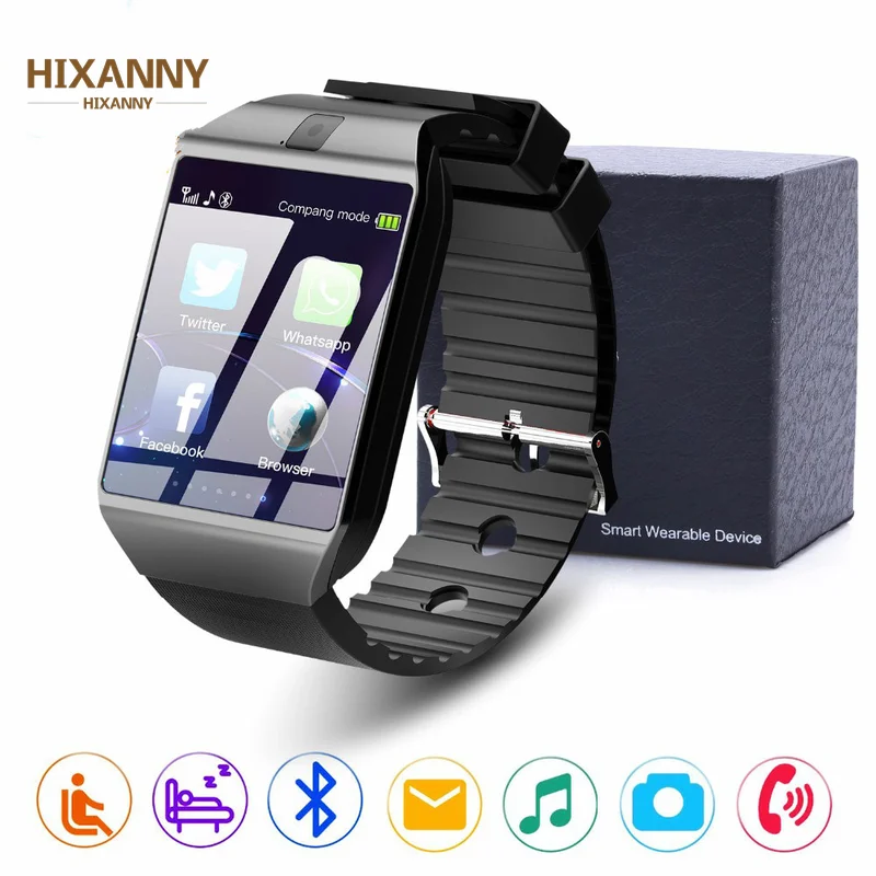 Bluetooth Смарт часы DZ09 Relojes Smartwatch Relogios TF SIM Камера для IOS iPhone samsung huawei Xiaomi Android телефон