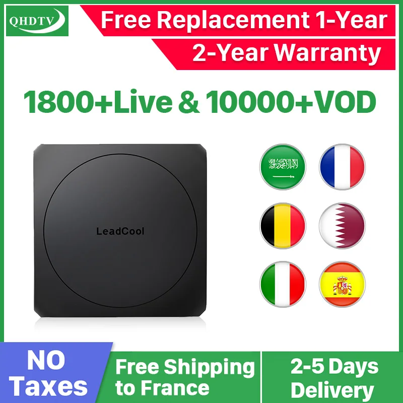 

IPTV France Germany Belgium Subscription Leadcool QHDTV Android TV Box IPTV France Arabic Spain IPTV Dutch Turkey Algeria IP TV