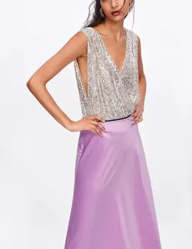 

SISHION Elegant Solid OL Ladies Knee-Length skirt SP0948 Spring New High Waist Temperament Women Casual Skirt Mujer