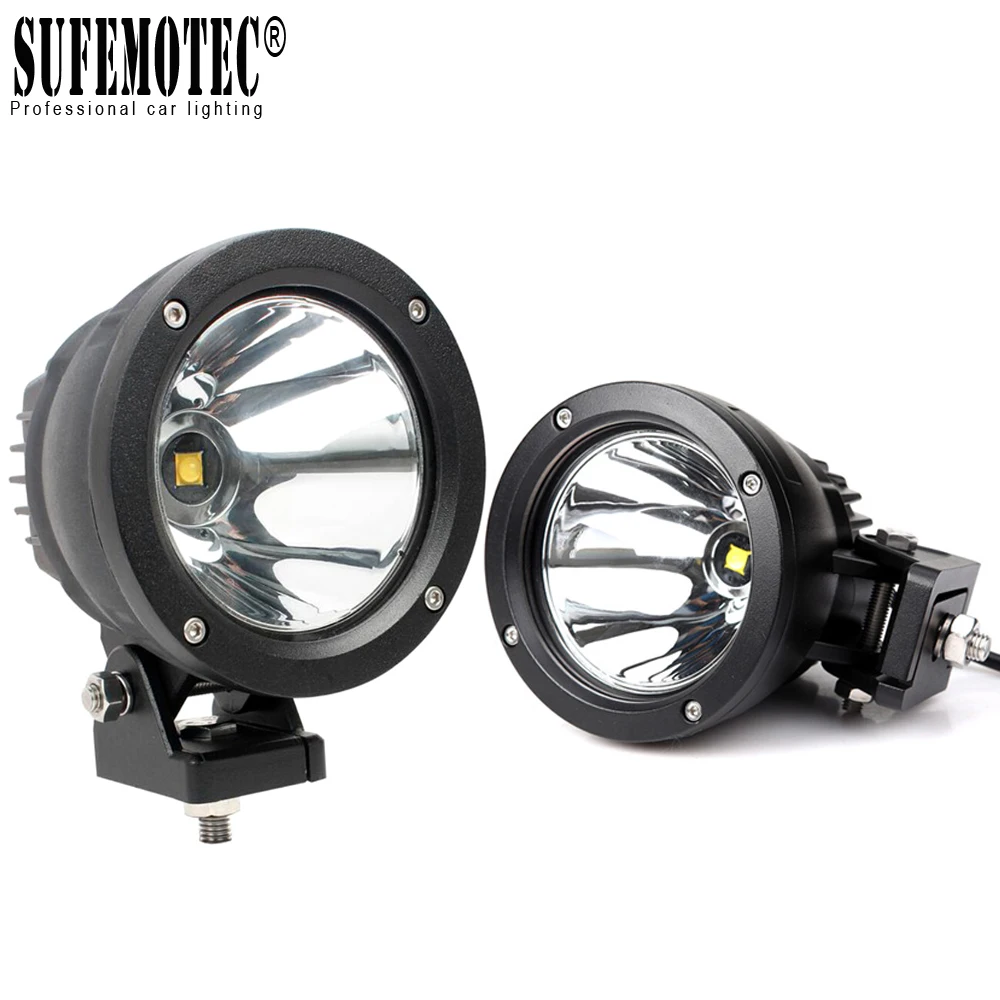4 Inch 25W Round Led Work Light 12V Car Spot Beam For 4x4 Off road Tractors Truck 4WD UTV ATV SUV Motorcycle 24V Driving Lights