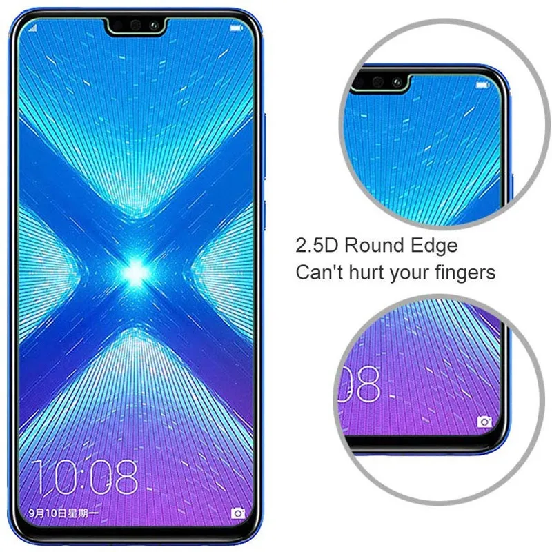 2 шт закаленное стекло для huawei Honor 8X Защита экрана для Honor 8 X View 10 Lite Защитное стекло для Honor8X Стекло для телефона