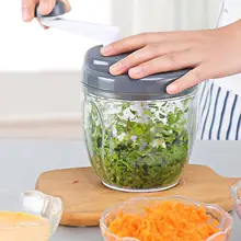 Ручная мясорубка из нержавеющей стали ручной коленчатый фруктовый Овощной говядины пищевой измельчитель бытовой кухонный инструмент