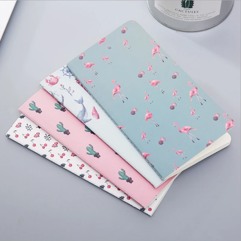 

1pcs/lot Clear Simple Mini pocket notebooks Kids Writing Notebook Writing Notebook DIY Handwritten Painting School Office