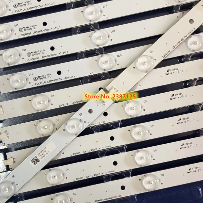 New 12Pieces LED Backlight Strip 11 Lamp For Haier 46&quotTV LE46G3000 LBM460P0501 LBM460P0601-AT-1 LBM460P0501-AU-1 TPT460H1-WU2200 | Лампы и