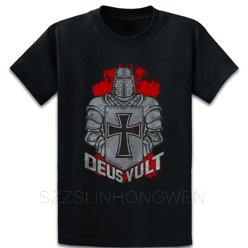 Футболка Crusader_Deuss_Vult летняя футболка из дышащего хлопка с надписью европейский