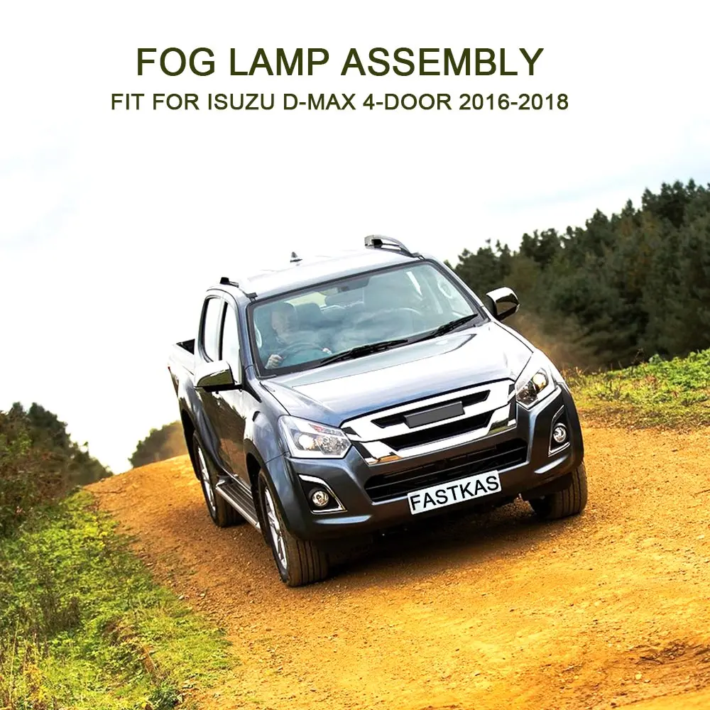12 В автомобильный противотуманный светильник в сборе для ISUZU D-max 4 двери передний левый и правый противотуманный светильник с реле жгута