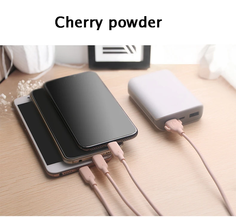 Micro USB 3.5A 1 drag 3usb линия для Apple huawei samsung xiaomi креативный дышащий свет type-c Android кабель для быстрой зарядки данных