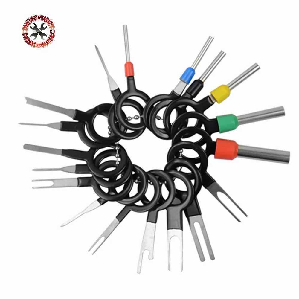 59/38/11/8Pcs Automotive Plug Terminal Remove Tool Set Key Pin Car Electrical Wire Crimp Connector Extractor Kit Accessories