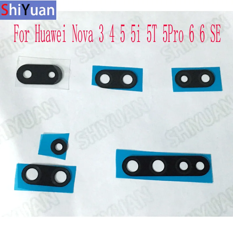 

2pcs Huawei Nova 6 6SE 6 5G 7i Original Rear Back Camera Lens Glass for Huawei Nova 3 3i 3E Nova 4 4E 5 5T 5i 5Pro