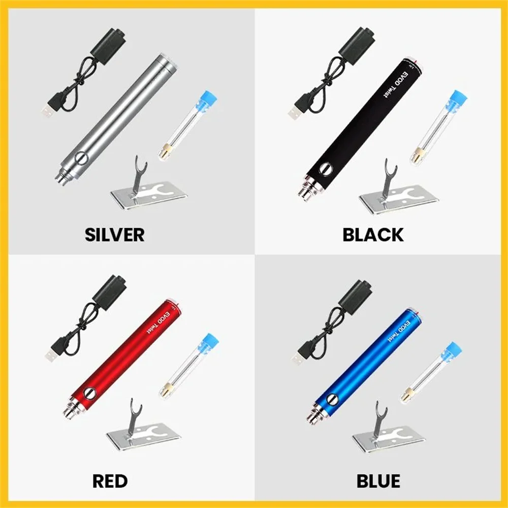 hot stapler plastic repair 5V USB Wireless Charging Iron Welding Iron Rechargeable Soldering Irons 510 Interface Outdoor Portable Welding Repair Tools hot stapler plastic