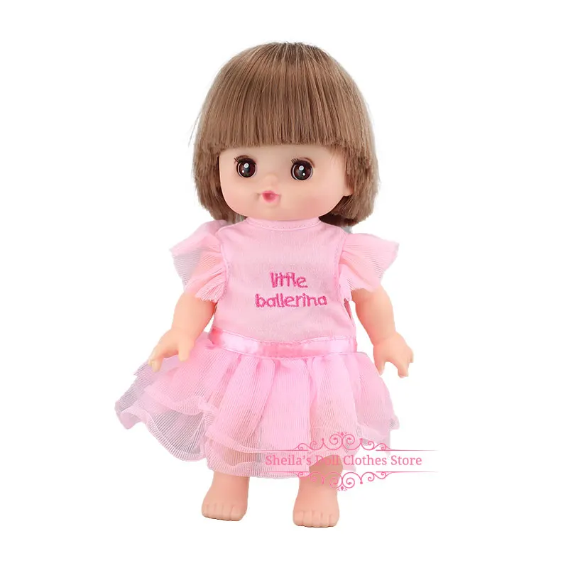 Модный милый полосатый комбинезон для 25 см Mellchan Baby Doll аксессуары для одежды - Цвет: a4