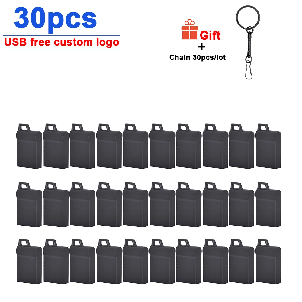 30pcs/lot flash drives 4GB 8GB 16GB 32GB small Pendrive 64GB USB Memory Stick Pen drive 2.0 U disk factory price free logo | Компьютеры и