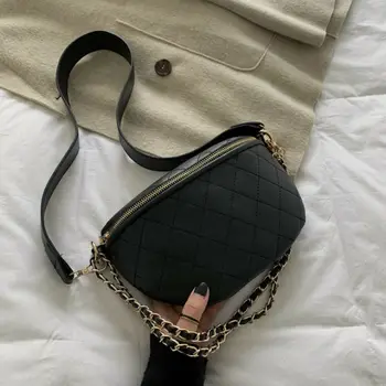 

Women Fanny Pack Waist Belt Bum Bag PU Leather Pouch Hip Purse Zipper Chest Bag Money Belt Leather Pouch Holiday Wallet