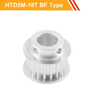 

5M 18T Timing Belt Pulley HTD5M Type Toothed Pulley Wheel 16mm/21mm Belt Width 5/6/6.35/8/10/12mm Bore Transmission Pulley