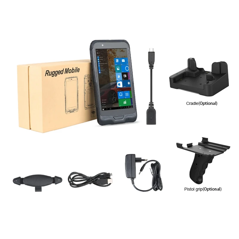 6 Inch Handheld Data Terminal PDA RT-I62H/Q66/Q62 Accessories Charging Cradle and Pistol Grip high speed scanner