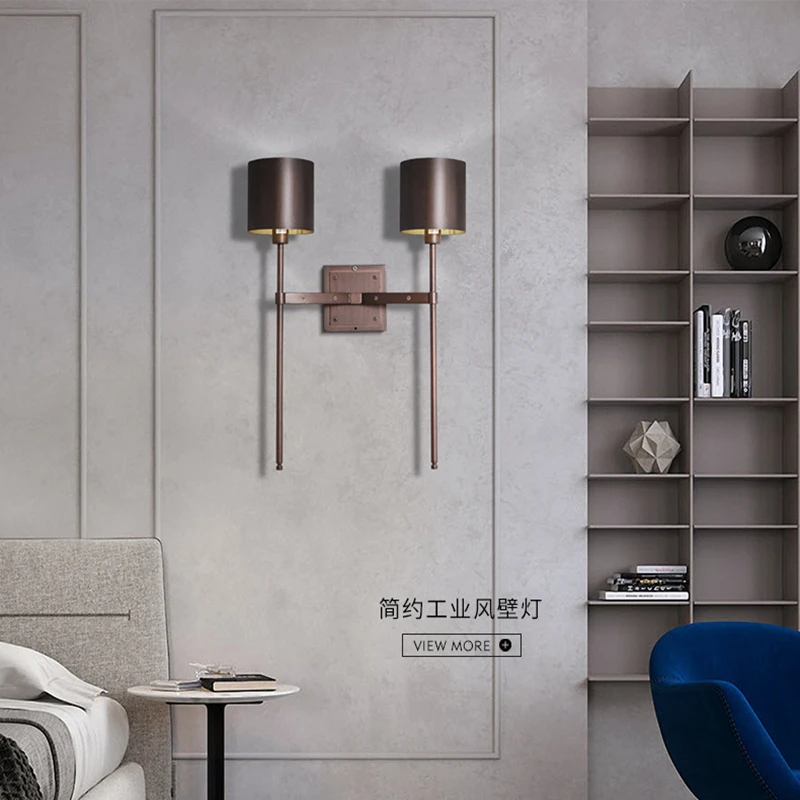 Lamparas Wandlamp, лофт, промышленный Ретро светильник для гостиной, спальни, прикроватный светодиодный настенный светильник, современный простой настенный светильник для коридора