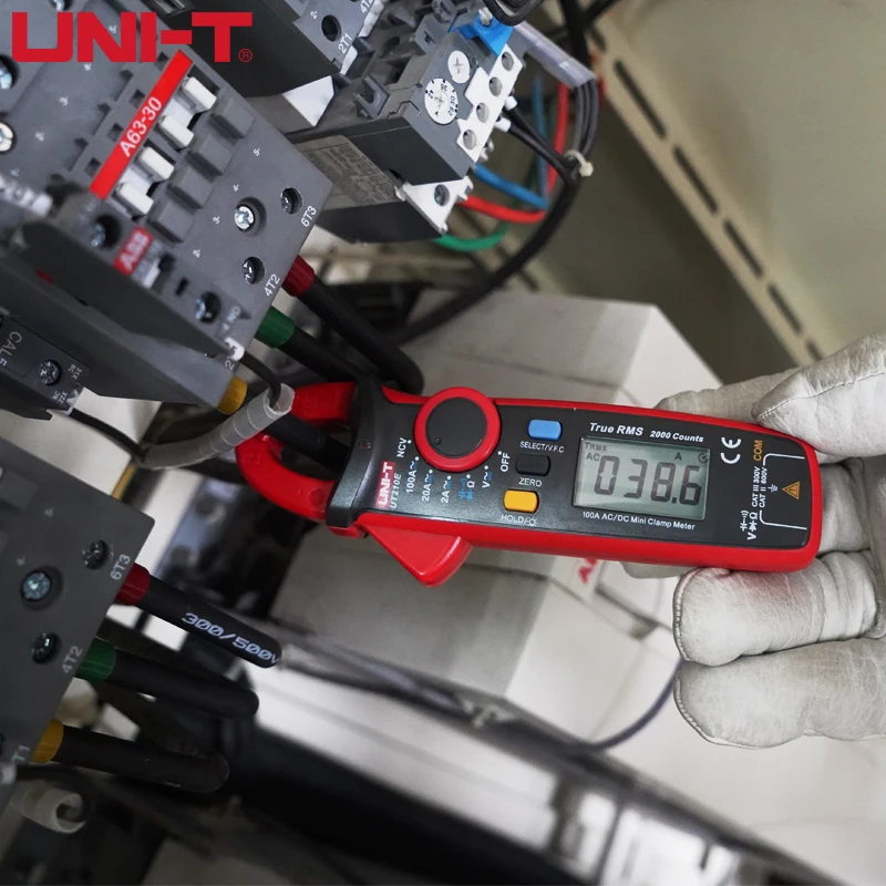 Цифровые токоизмерительные клещи UNI T UT210E True RMS миниатюрный Бесконтактный