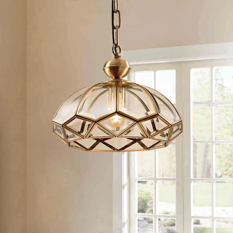 Американский кантри стиль светодиодный потолочный светильник s Медь для ...