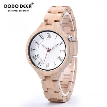 

DODO DEER Wood Watch Women Watches Fashion 2019 Ladies Watch Luxury Brand Quartz Wrist Watch Gifts For Women Dropshipping A14