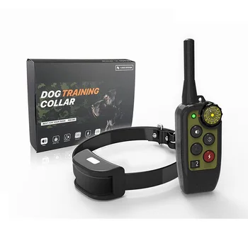 

400 Meters Remote Control Electric Dog Training Collar IP7 Waterproof Rechargeable Wireless Vibration Shock Collar Pet Trainer