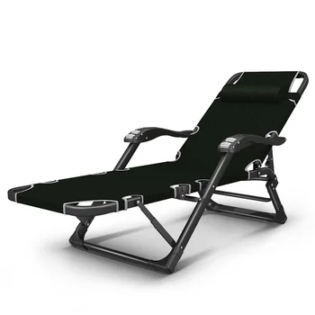 

Folding Bed Single Siesta Bed Office Siesta Artifact Dual-purpose Simple Chair Home Portable Recliner Camp Bed