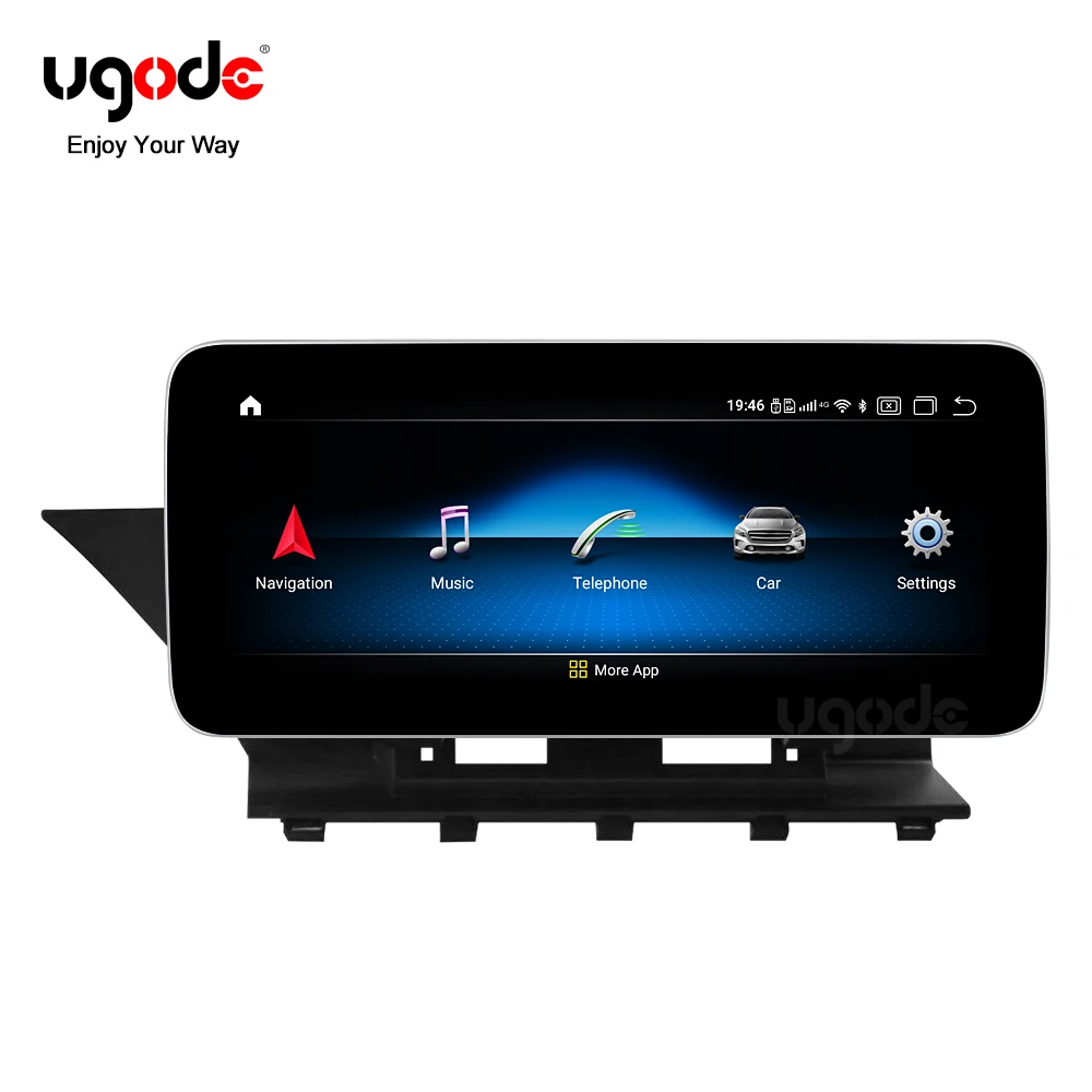 Автомобильная Мультимедийная система Qualcomm 2013 2016 GLK Android 10 0 с экраном и GPS