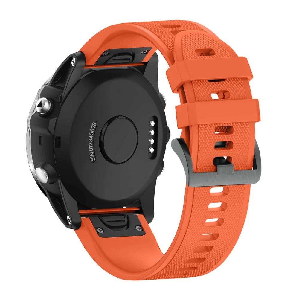 22 мм Quick Fit Силиконовый ремешок для Garmin Fenix 5/5 Plus/S60 Focus/Forerunner 935 945/Quatix 5 сменный спортивный браслет