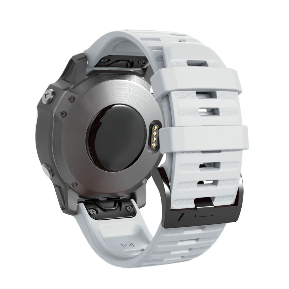 26 мм совместим с Fenix 6X Pro полос мягкий силиконовый легко подходит ремешок Замена для Fenix 6X/Fenix 6X Pro/Fenix 5X