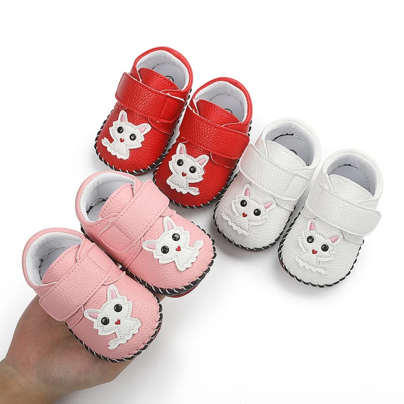 

Baby Shoes Sneakers PU Leather Newborn Toddler Boy Girl Shoes Prewalker Anti-slip Sole Shoes