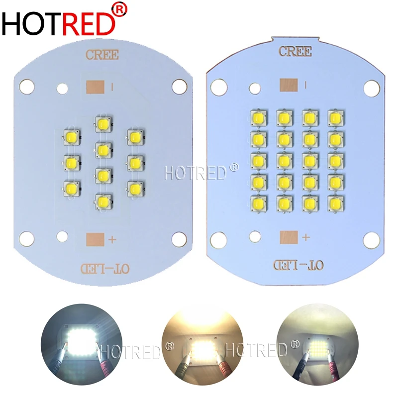 Cree XLamp XP G2 XPG2 50 Вт 100 Led белый/теплый белый Высокая мощность Светодиодная лампа