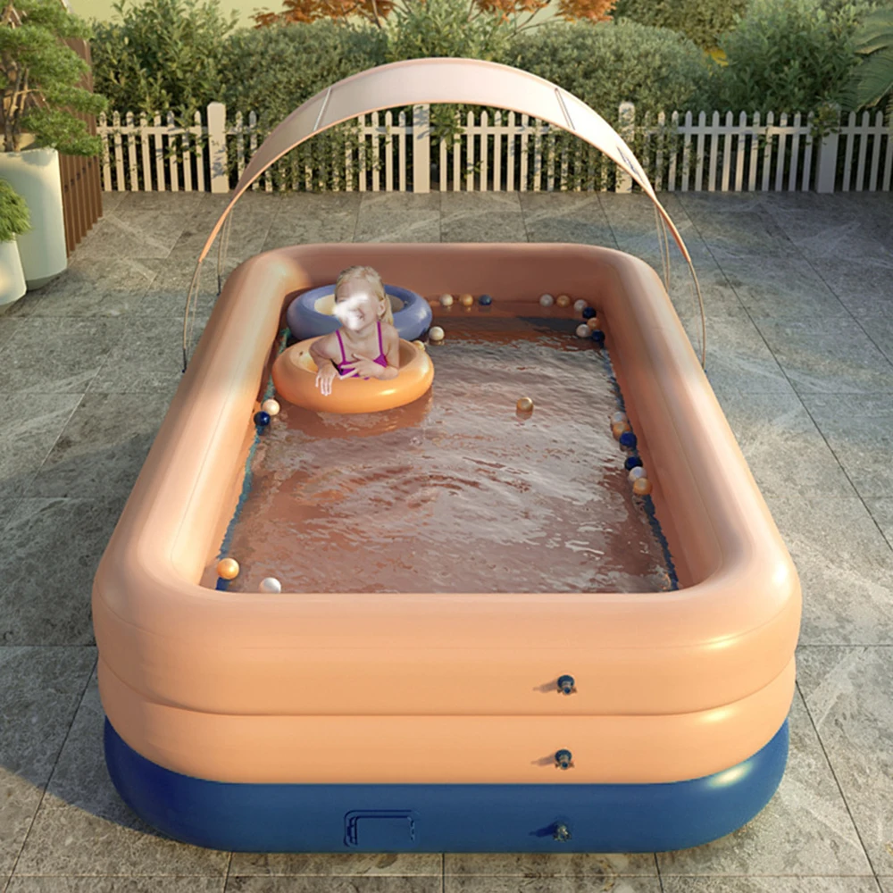 auto inflatable pool