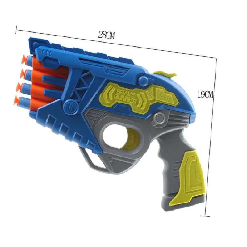 Airsoft Air Guns Toy Gun With 6PCS Bullets Bowling Bottle Plastic Gun Outdoor Fun Sports Toy Gift for Children (4)