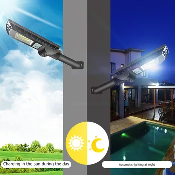 

180LED Solar Light Powered IP66 Waterproof Sensor Street Light Security Lamps Home Outdoor Garden Road Pathway Induction Lights
