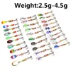 30pcs/10pcs Boxed Rotating Spoon Kit Lure Fishing Lures Artificial Baits Metal Fish Hooks Bass Trout Perch Pike Rotating Sequins ► Photo 2/6