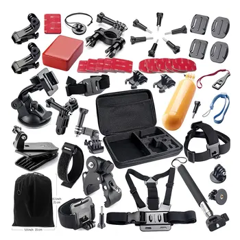 

Photography Action Camera Mounting Accessories Kit Compactible with GoPro Hero 4 SJ4000 SJ5000 SJ6000 Outdoor Sports Camera