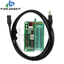 Programador Microchip PIC MCU PIC K150 Microcore Queimador Downloader USB Microcontrolador PIC USB Programação Automática + cabo ICSP